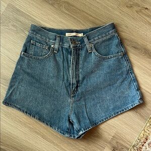 Levi's High Waisted Mom Shorts